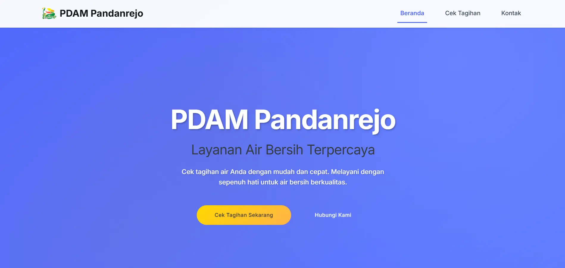 Tagihan PDAM Pandanrejo (pamdesku.com)